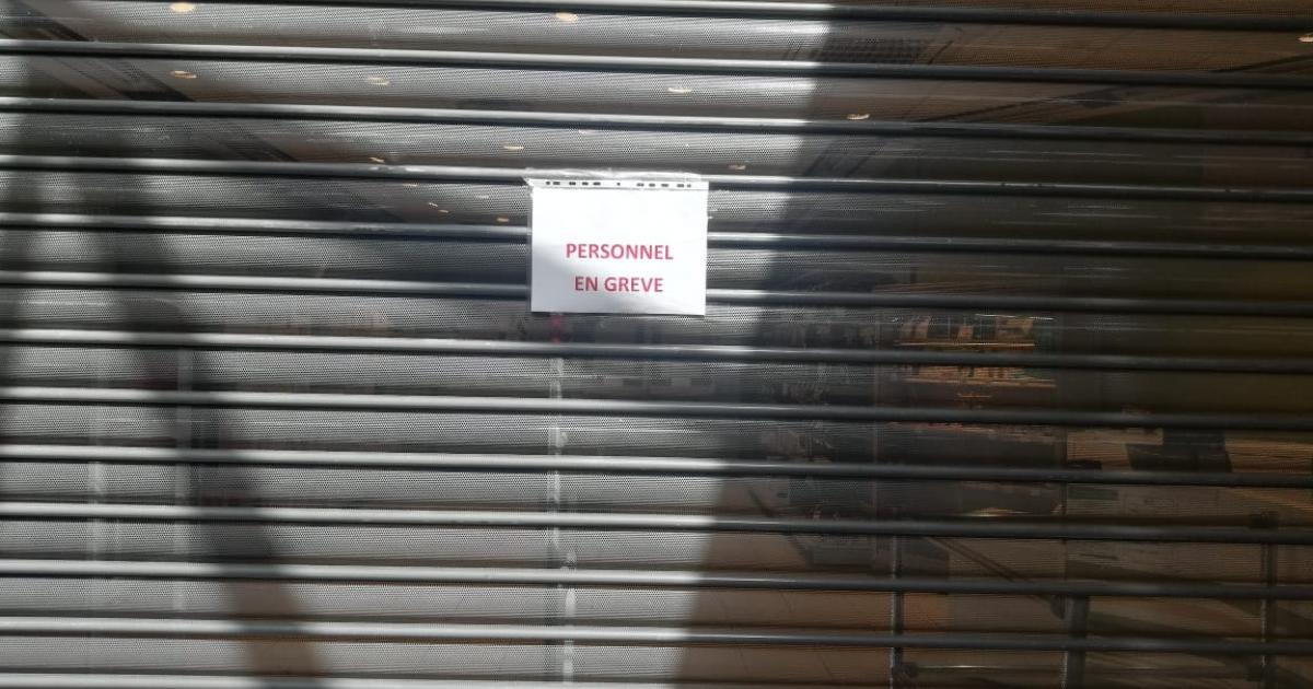 La grève se poursuit à Géant Batelière