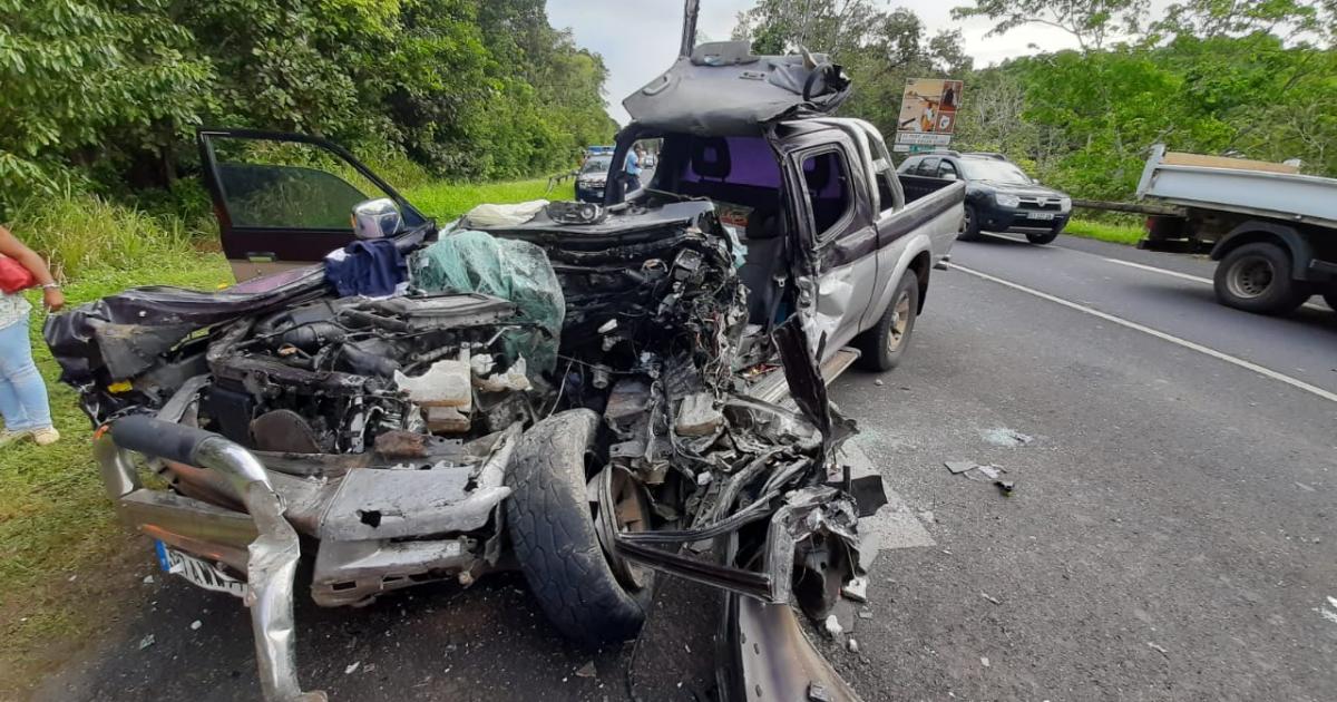 Un blessé grave dans un accident impressionnant à Morne-à-l'Eau