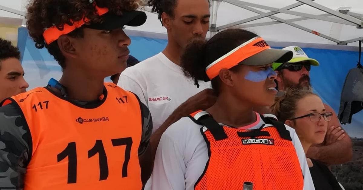 Portrait du jour : deux jeunes kayakistes, Dina Bettaver et Ruben James Duhalde mis à l'honneur