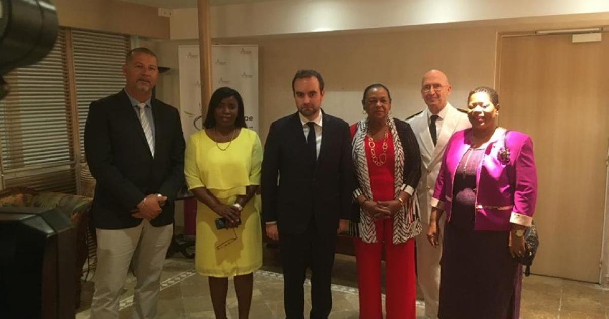 Sébastien Lecornu en visite en Guadeloupe