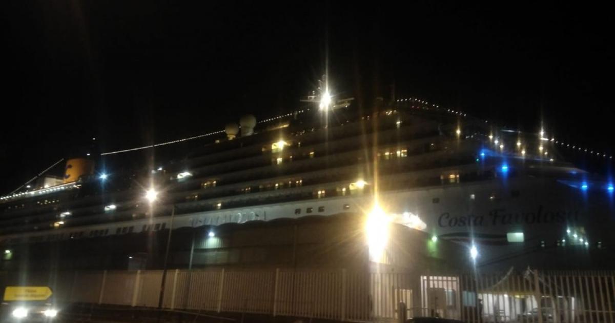 Le Costa Favolosa a accosté à Pointe-à-Pitre
