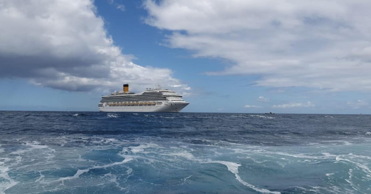 Un passager du Costa Magica atteint du coronavirus évacué par hélicoptère vers la Martinique