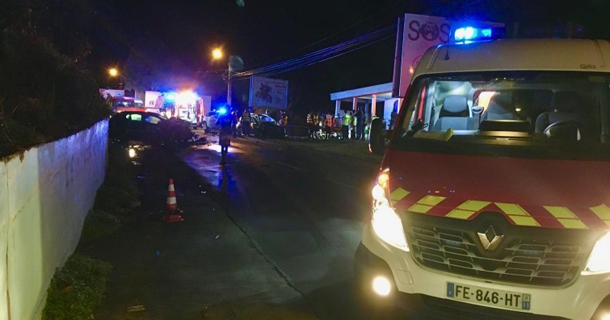 Un mort et deux blessés dans un grave accident au Moule
