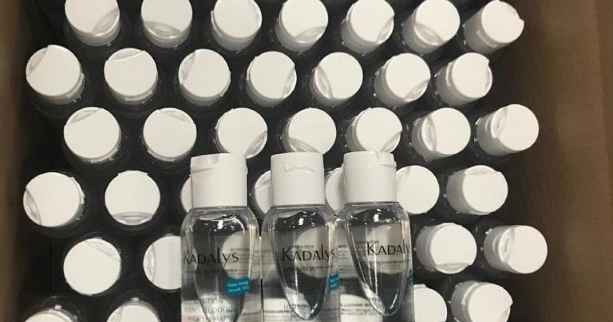 Kadalys contribue aussi à la production de solutions hydroalcooliques