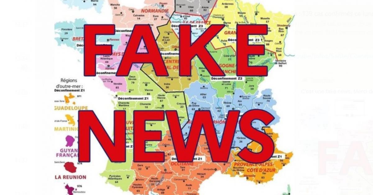     





Fakenews : une fausse carte du déconfinement 




