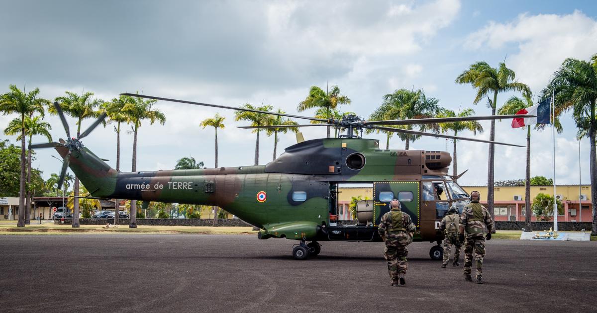 Un hélicoptère PUMA a procèdé à une évacuation médicale de 5 patients