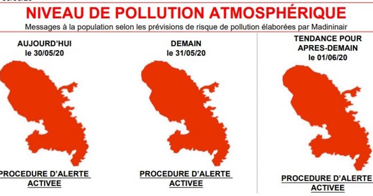 Mauvaise qualité de l'air ce week-end à cause de la brume de sable