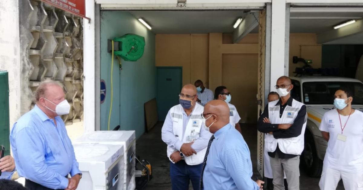 La fondation Blandin offre du matériel de nettoyage au SAMU