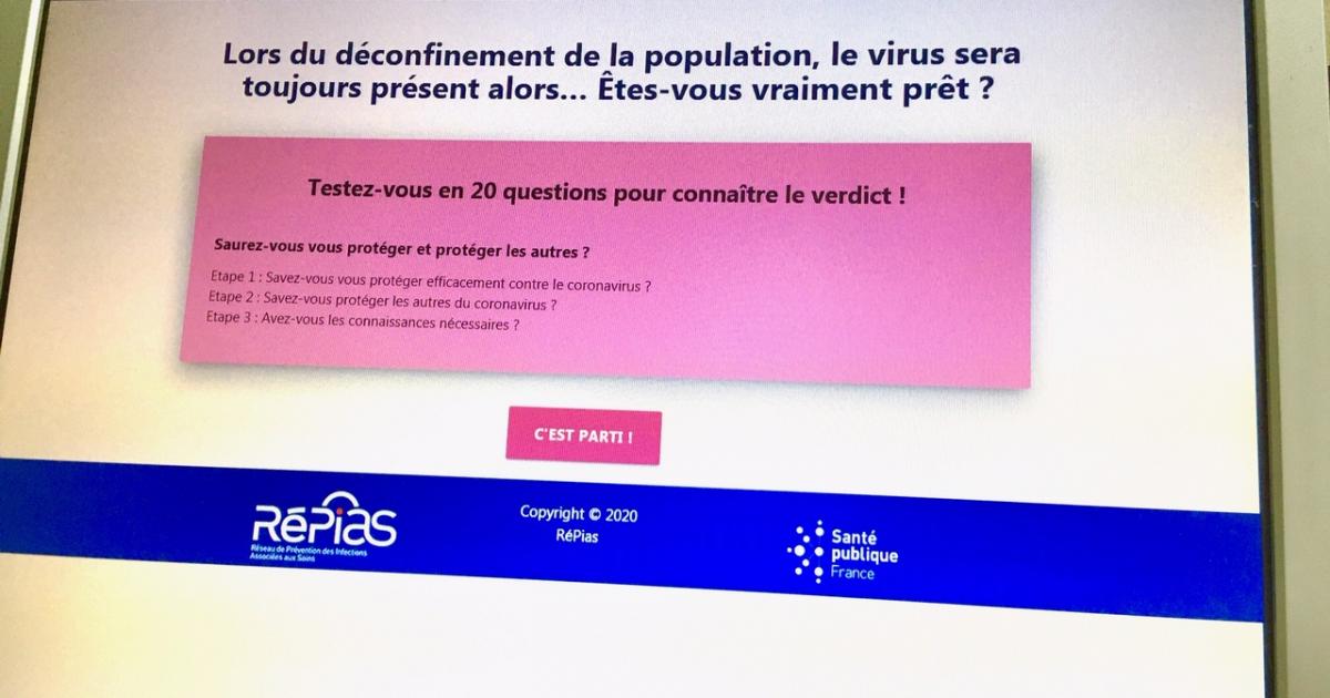Un quiz en ligne pour tester votre maîtrise des gestes du déconfinement