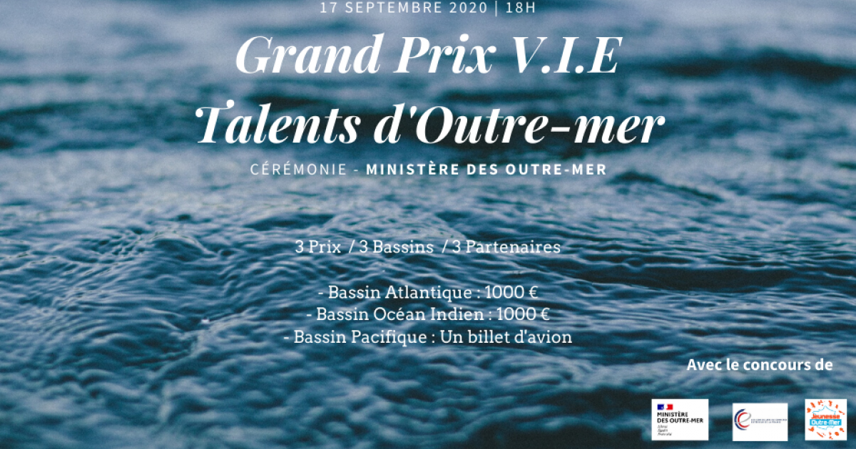 Grand Prix V.I.E : valoriser nos talents ultramarins à l'international