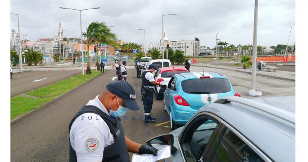Près de 400 véhicules contrôlés ce jeudi 7 mai au Lamentin
