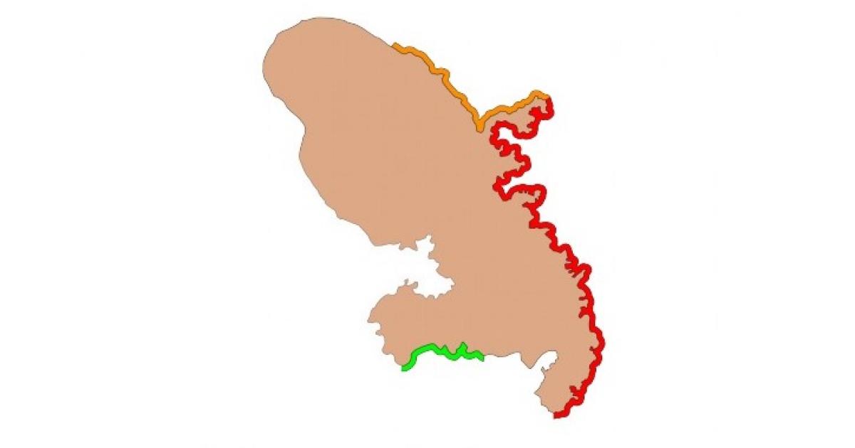 Risque élevé d'échouage de sargasses sur la côte atlantique