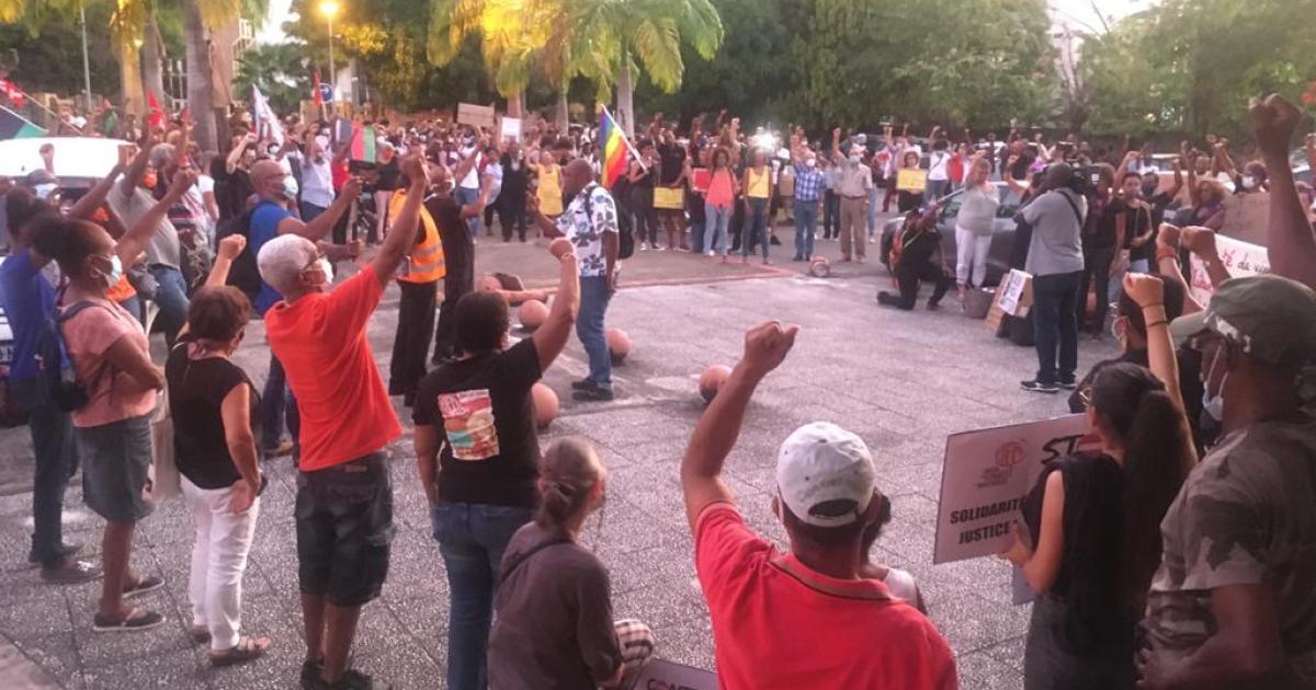 La Martinique rend hommage à George Floyd