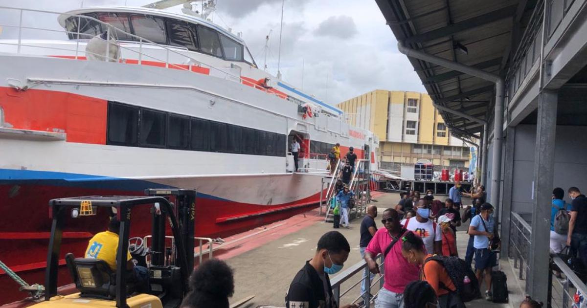 Express des îles : les premiers passagers ravis par la reprise du trafic