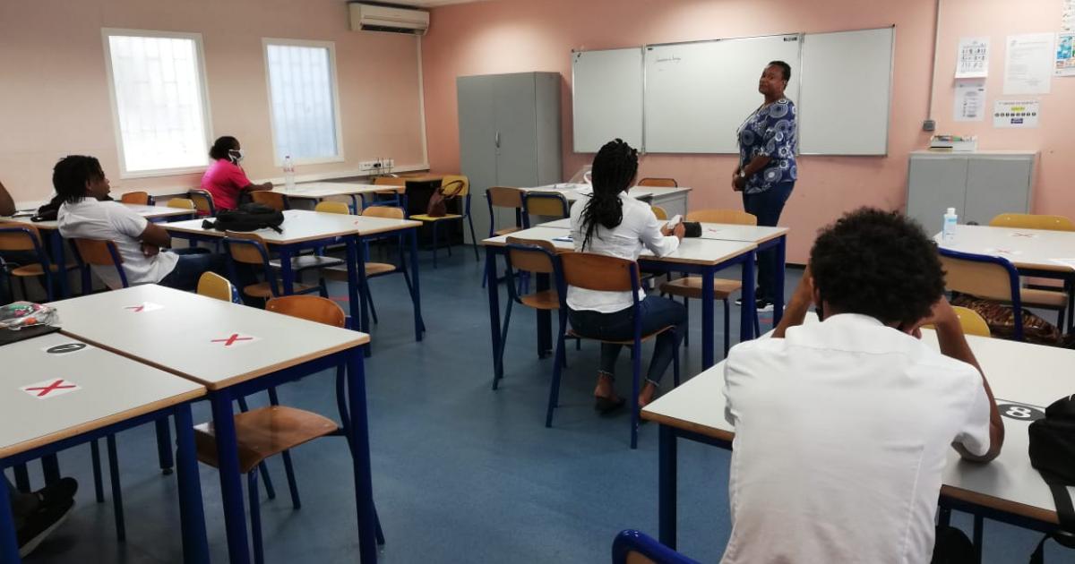 Reprise des cours et retrouvailles au lycée professionnel de Place d’Armes