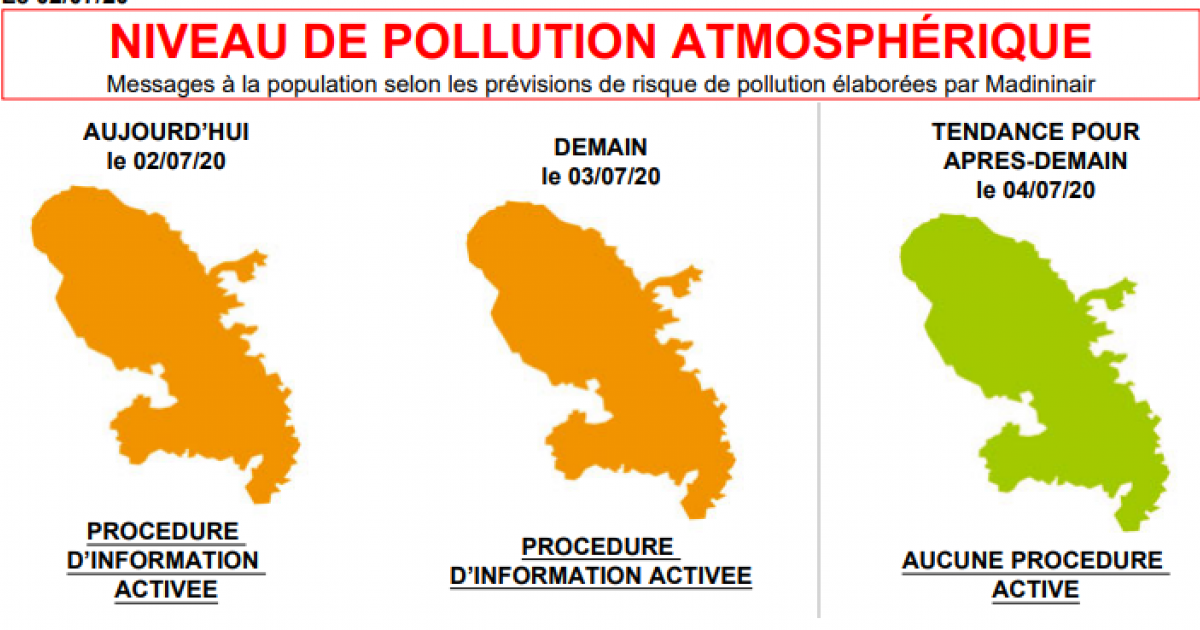 Deux jours de brume de sable qui dégradent la qualité de l'air