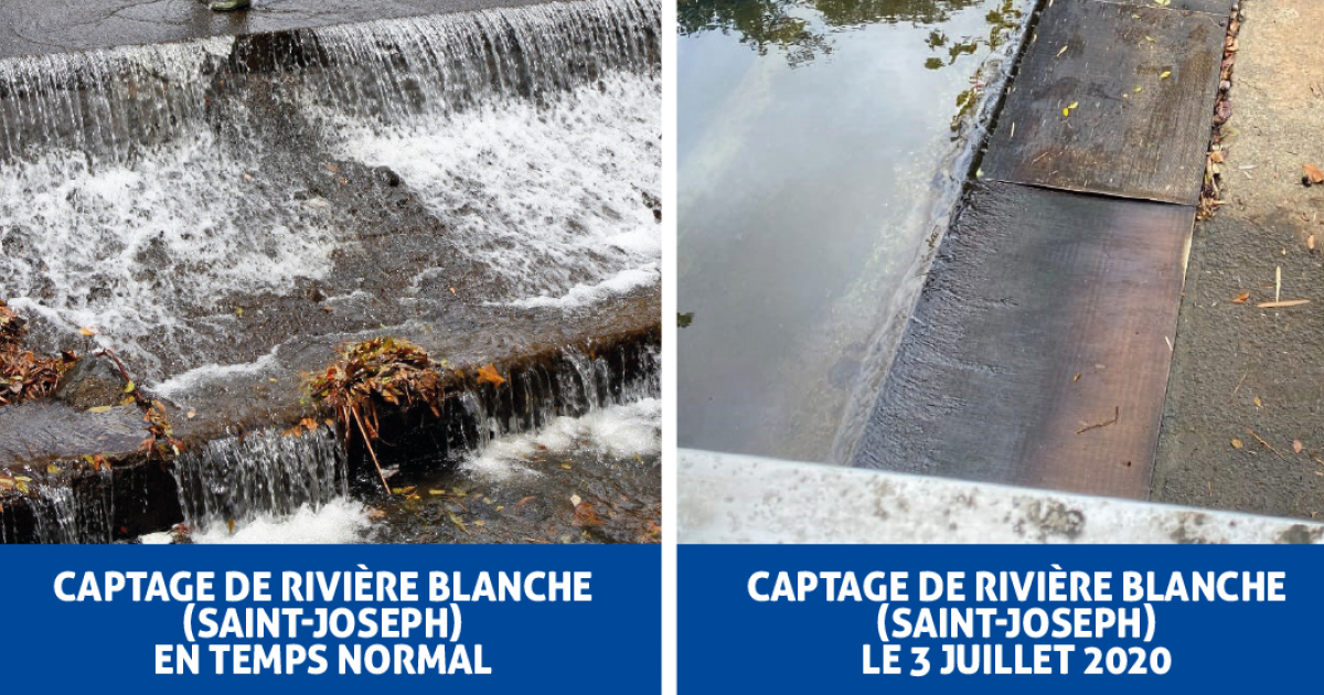 Baisse continue de la ressource en eau en Martinique