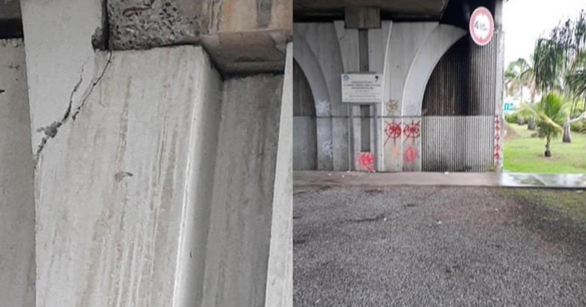 Les fissures sous le pont de Dillon représentent-elles un danger ?