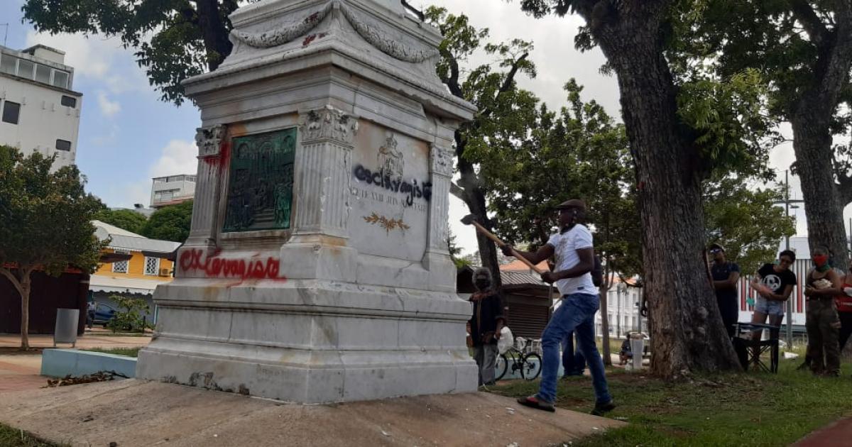 Des activistes veulent déboulonner la statue de Joséphine de Beauharnais