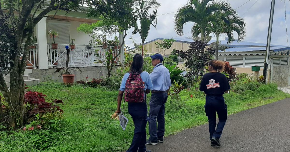DENGUE : action de sensibilisation au Gros-Morne