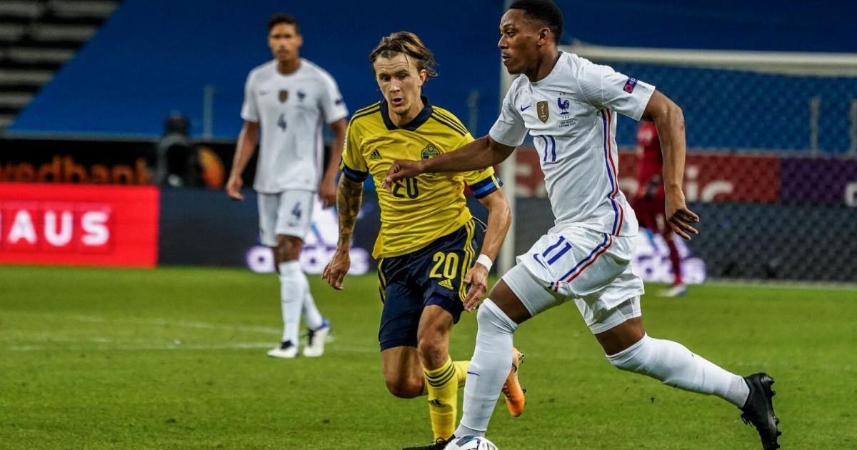 Football : Anthony Martial participe à la victoire des Bleus face à la Suède