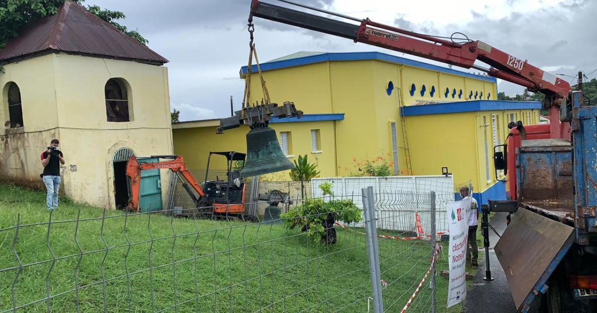 Le clocher de Petit-Bourg rénové grâce au Loto du Patrimoine