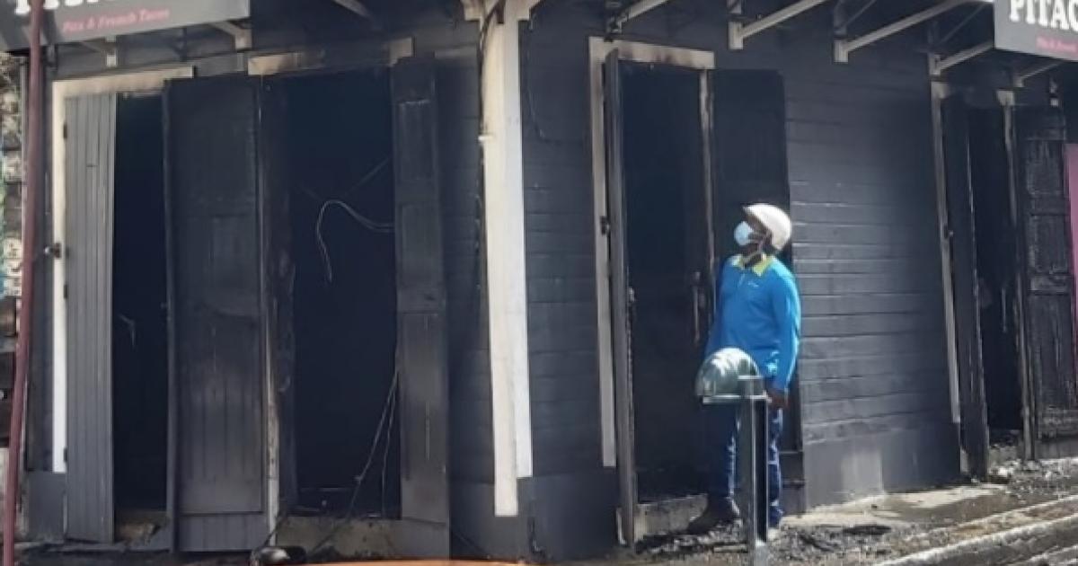 Un incendie dans un restaurant de Pointe-à-Pitre