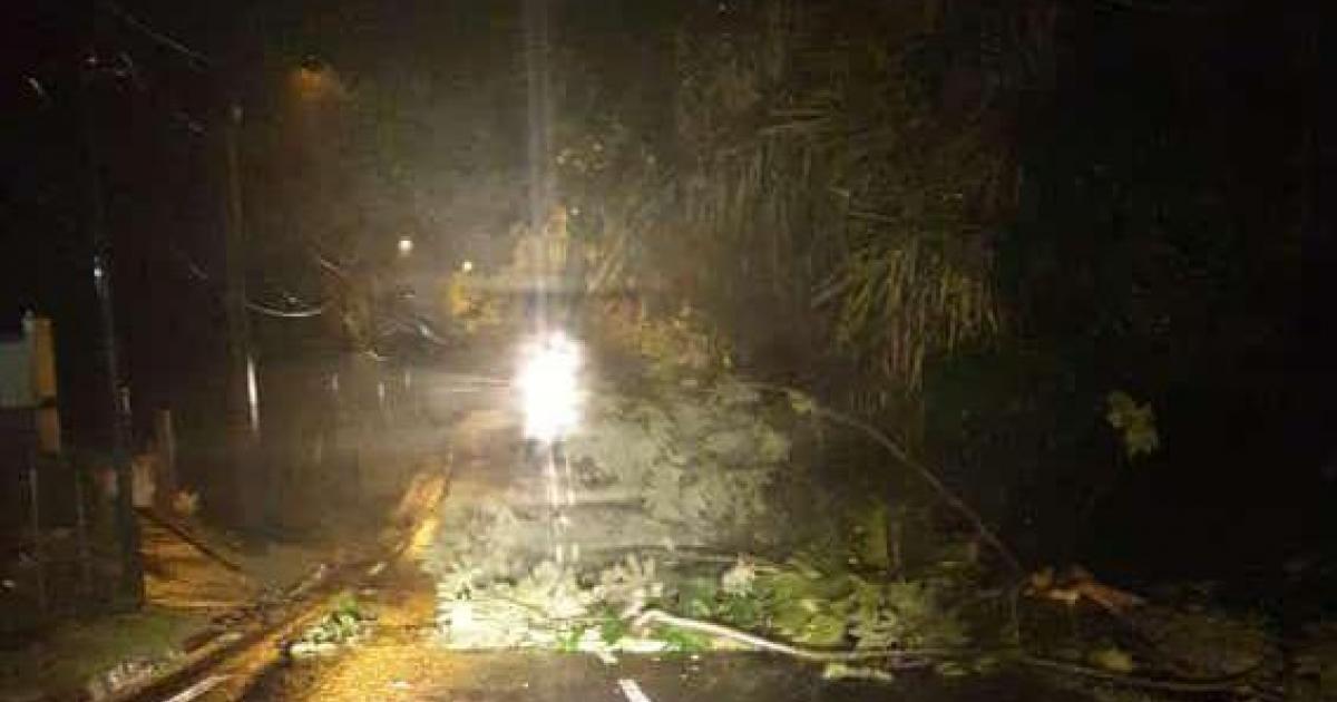 Un temps de tempête dans certains quartiers de Martinique