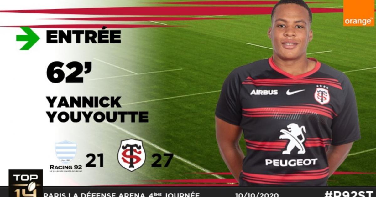     





Rugby : grande première chez les pros pour Yannick Youyoutte




