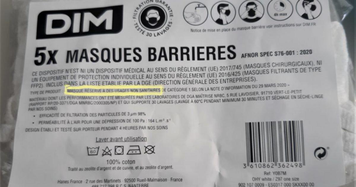 Le Ministère de l'Education suspend la distribution des masques DIM
