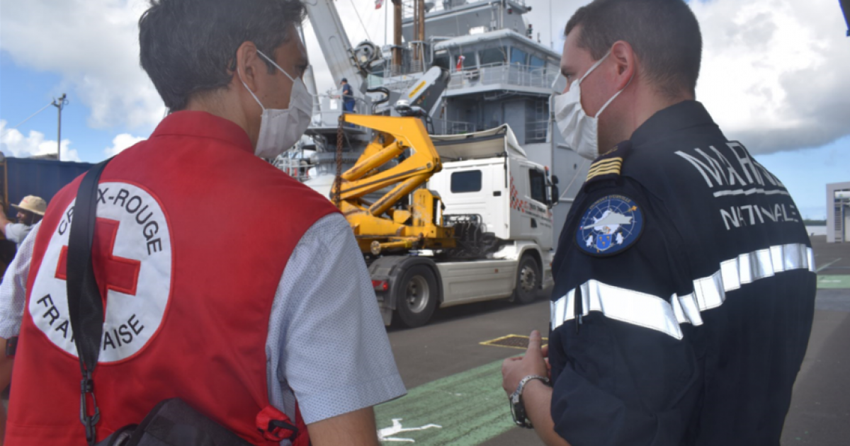 Le patrouilleur Dumont d'Urville déployé en mer des Caraïbes