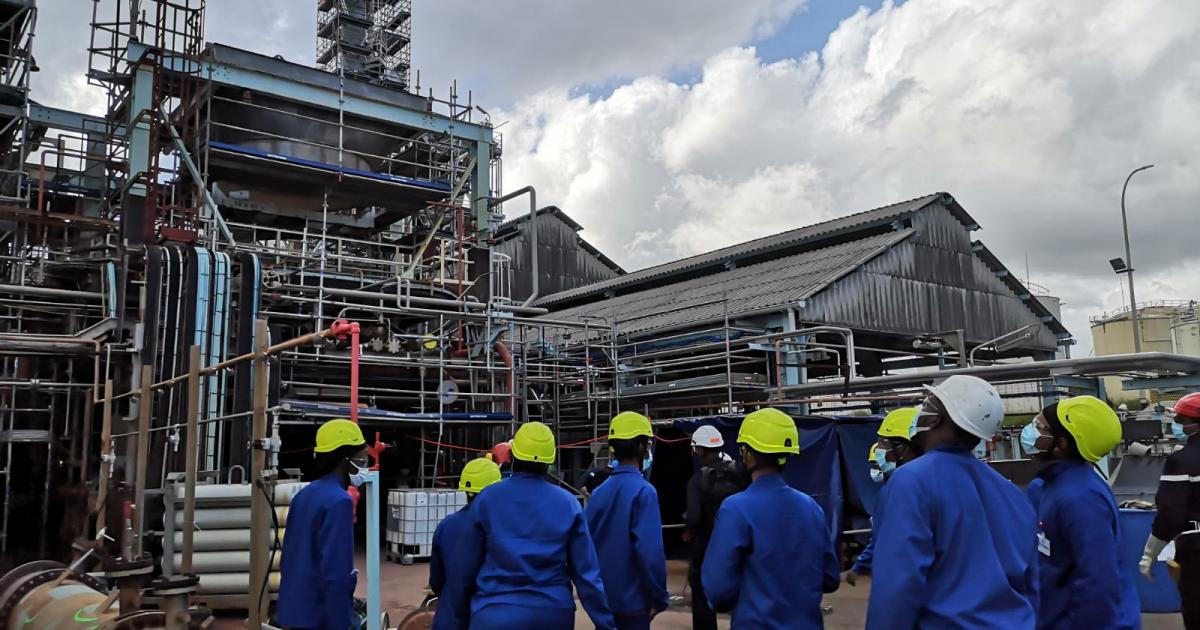 Visite de terrain à la SARA pour neuf stagiaires apprentis
