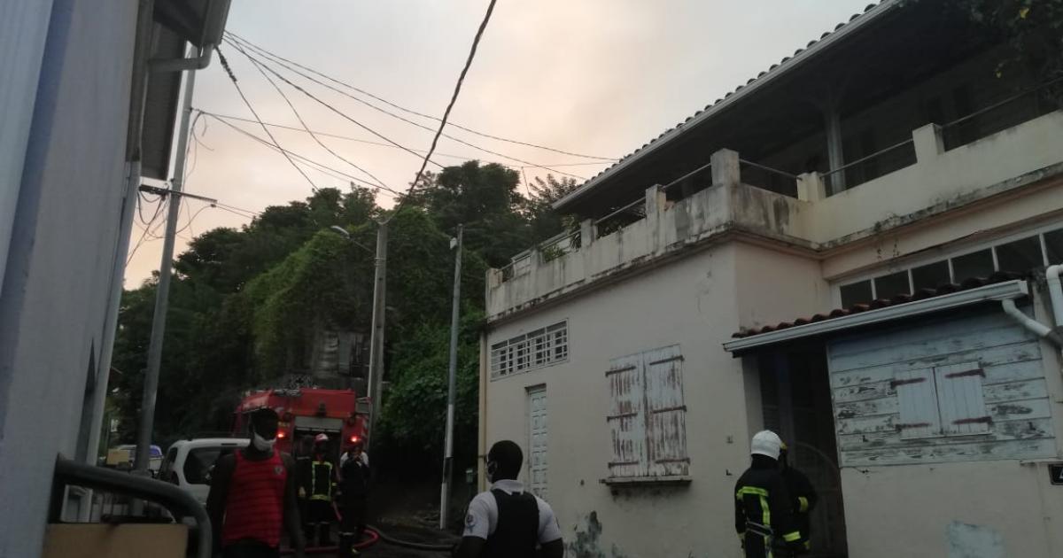 Incendie à Fort-de-France