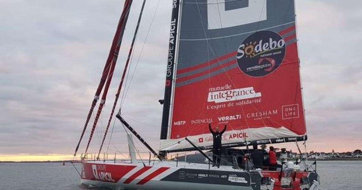 Voile : Damien Seguin en tête du Vendée Globe devant Maxime Sorel