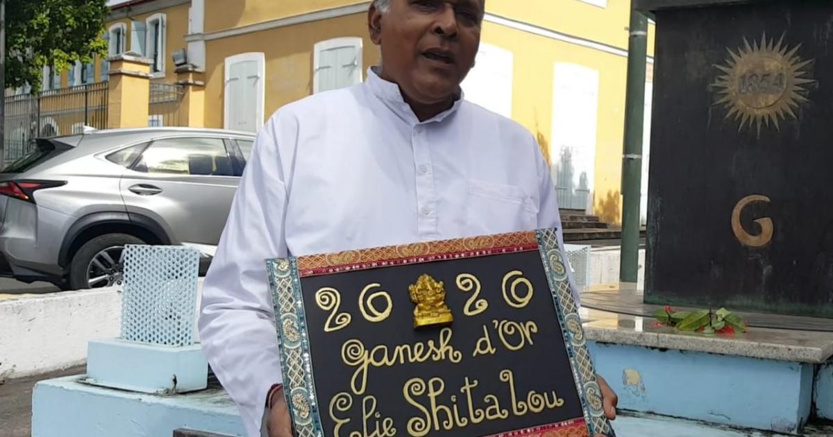 Élie Shitalou reçoit le "Ganesh d'Or" 2020