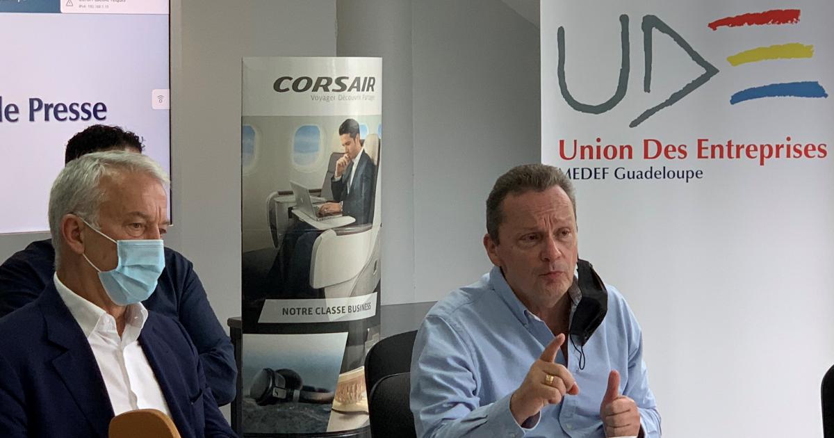    





UDE MEDEF Guadeloupe face à la presse




