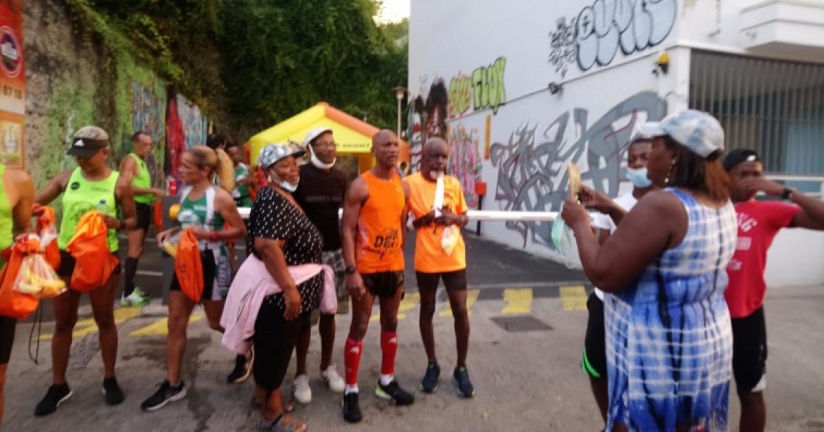 Rony Brute a terminé les 42,195 kilomètres de son Défi Kouraj'