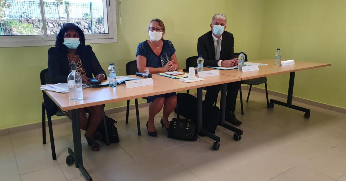 Visite de la Rectrice d'Académie à Basse-Terre