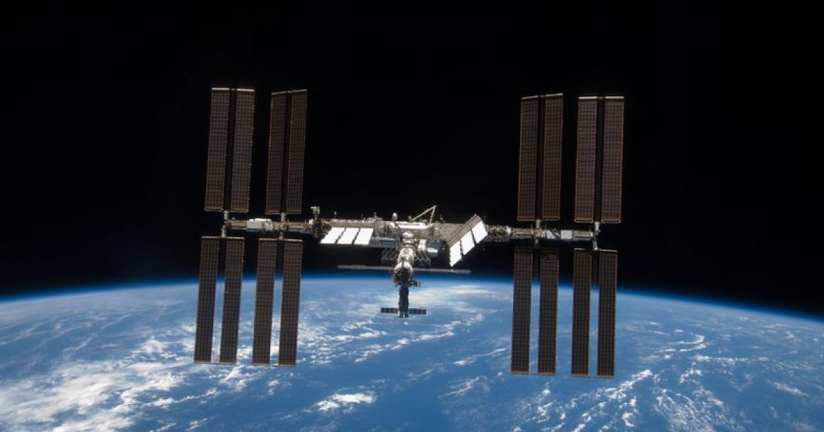 La Station Spatiale Internationale au dessus des Antilles ce soir