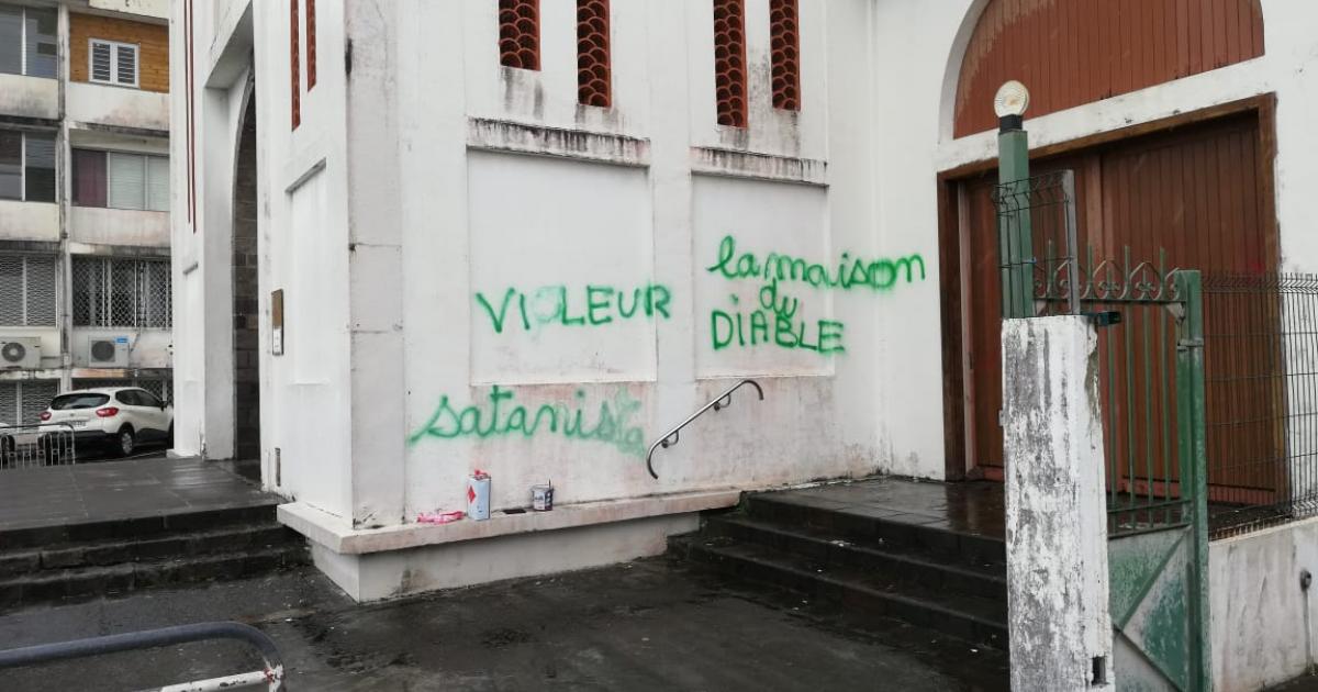 Des actes de vandalisme à l'église de Bellevue