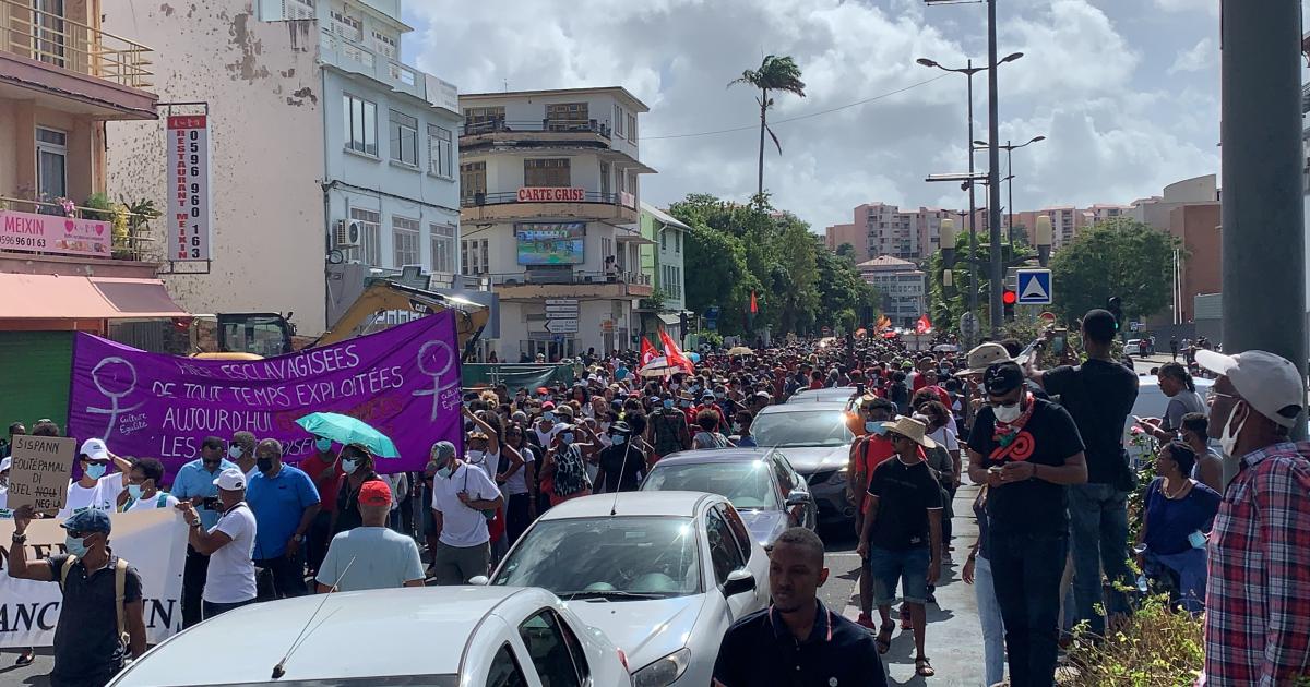 Chlordecone : des milliers de Martiniquais dans les rues de Fort-de-France pour demander justice