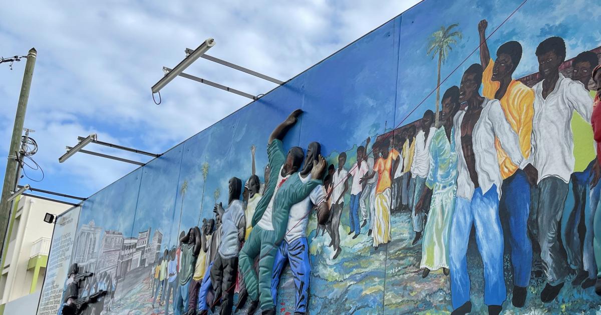 La fresque de 'mai 67' a été rénovée
