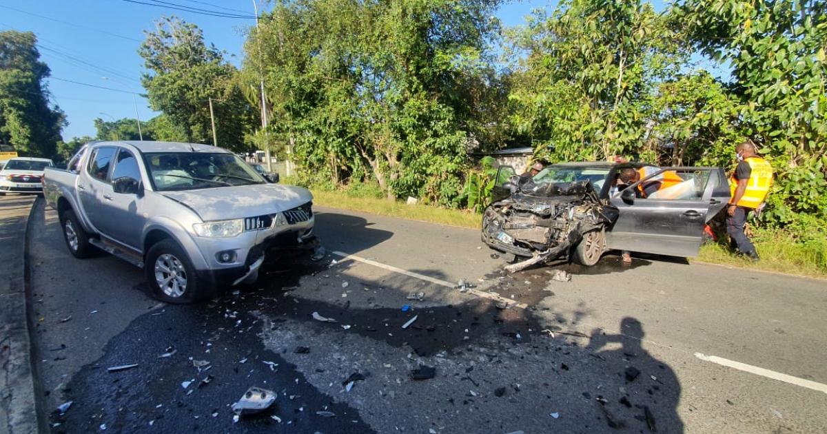 Une blessée grave dans un accident à Sainte-Anne