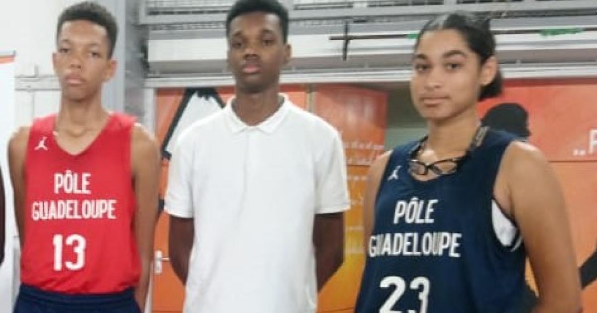 Trois Guadeloupéens intègrent le pôle basket de l'INSEP