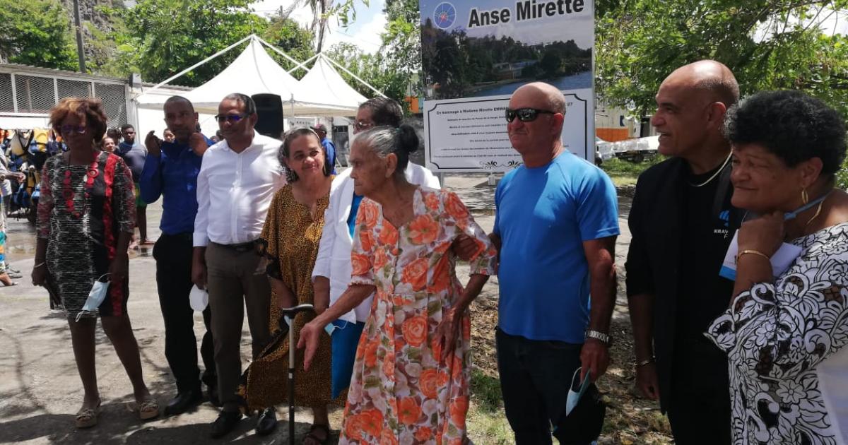 L'anse Mirette à Fort-de-France baptisée en l'honneur de Mirette Emmanuel-Emile