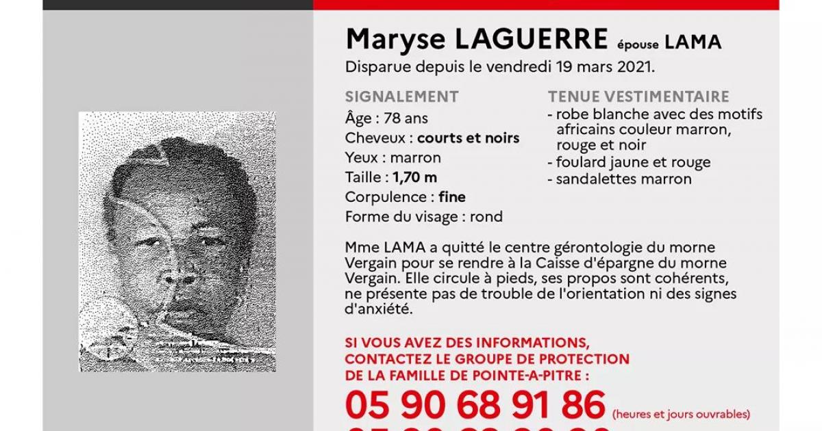 Appel à témoins : avez-vous vu Maryse Laguerre ?