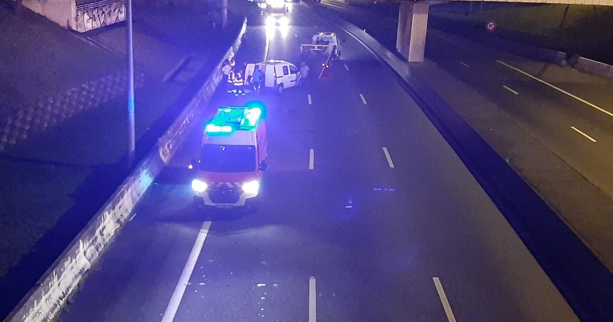 Un accident provoque la fermeture temporaire d'une portion de l'autoroute