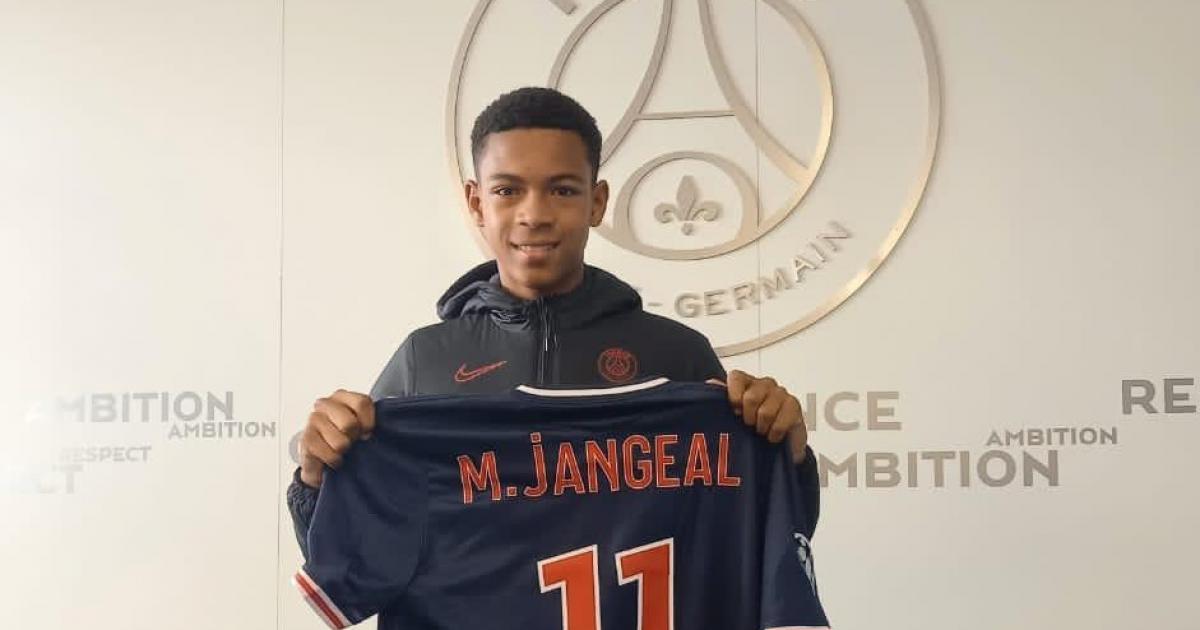 Le jeune martiniquais Mathis Jangeal intègre le centre de pré-formation du PSG