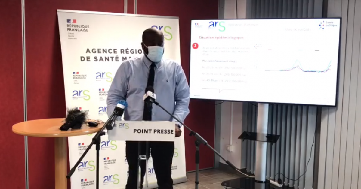 724 nouveaux cas de Covid-19 : la hausse de l'épidémie se poursuit en Martinique