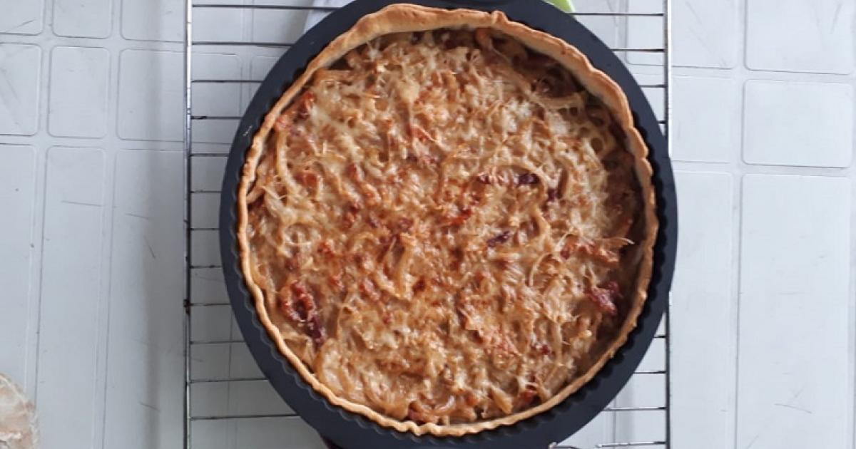     





La recette de la tarte aux oignons




